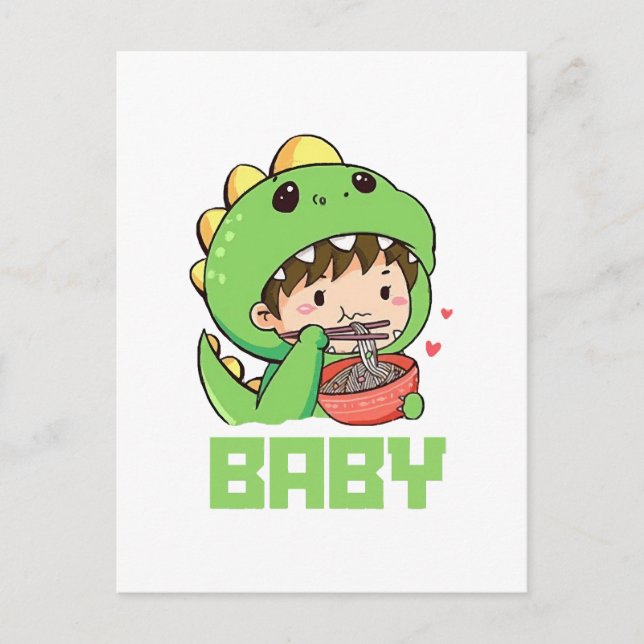 baby godzilla postcard (Front)