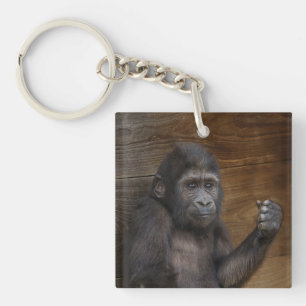 Baby Gorilla Keychain