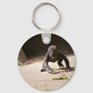 Baby Gorilla Keychain