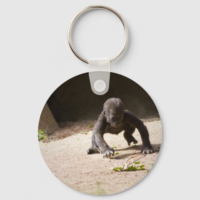Baby Gorilla Keychain (Front)