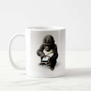 Baby gorilla Mug / Cigorira Mug Gorilla Life