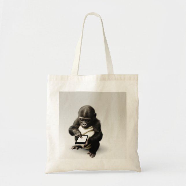 Baby gorilla tote bag / チビゴリラのトートバッグ　Gorilla Life (Devant)