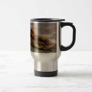 Baby Gosling In Spring Travel Mug