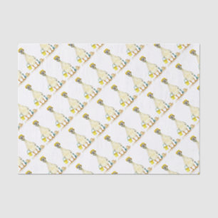 Baby Gosling on the Beach Tissue Paper