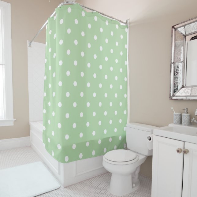 Baby Green Polka Dots (In Situ)