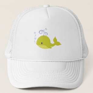Baby Green Whale Trucker Hat