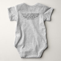Baby Grey Snap Tee God's Promise