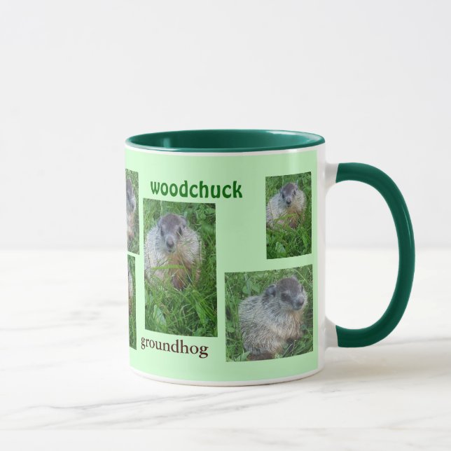 Baby Groundhog/Woodchuck Mug (Right)