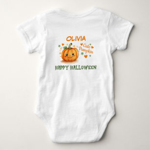 Baby Halloween Cute Pumpkin Bodysuit