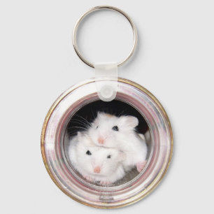 Baby hamsters: Piled Up! Keychain
