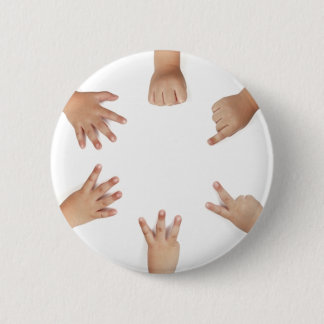 Baby Hands 2 Inch Round Button
