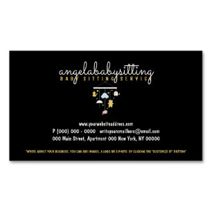 Baby Hanging Toys Duck Elephant Cloud Magnetic Business Card