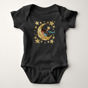 Baby Hanuman sleeping on the moon between the star Bodysuit