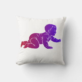 baby happy throw pillow