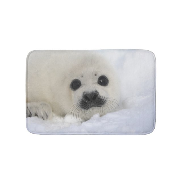 Baby Harp Seal Bath Mat (Front)