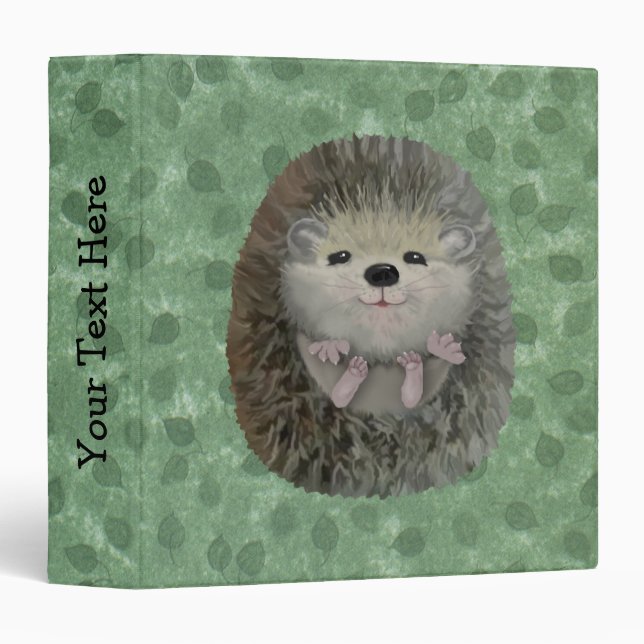 Baby Hedgehog Binder (Front/Spine)