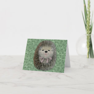 Baby Hedgehog Card