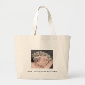 Baby hedgehog tote bag