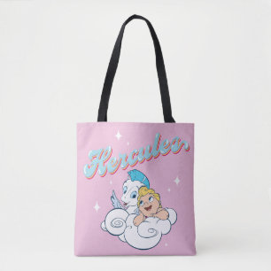 Baby Hercules and Pegasus on a Cloud Tote Bag