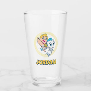 Baby Hercules Riding Pegasus Glass