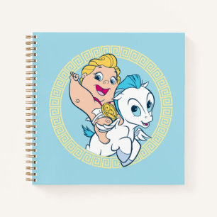 Baby Hercules Riding Pegasus Notebook