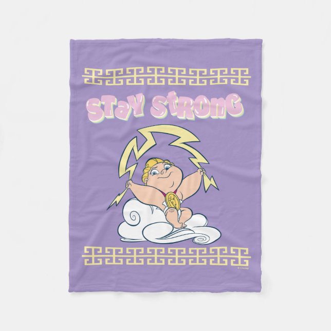 Baby Hercules - Stay Strong Fleece Blanket (Front)
