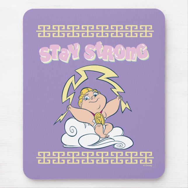 Baby Hercules - Stay Strong Mouse Pad (Front)