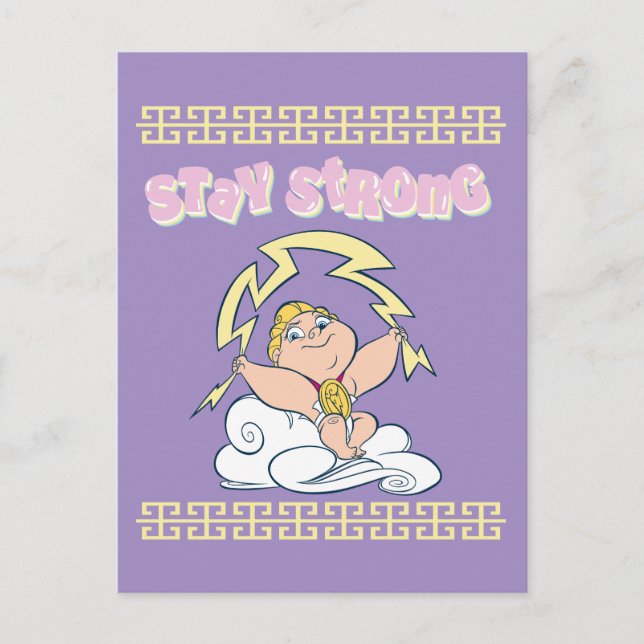 Baby Hercules - Stay Strong Postcard (Front)