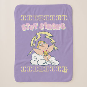 Baby Hercules - Stay Strong Sherpa Blanket