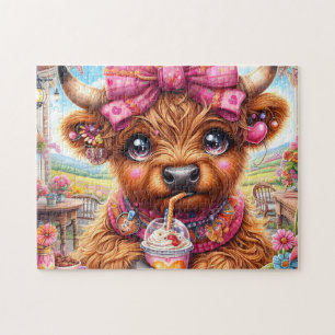 Baby Highland Cow Jigsaw Puzzle