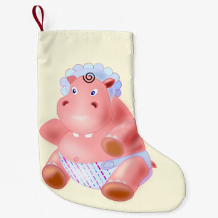 Baby Hippo Christmas Stocking