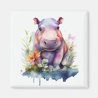 Baby Hippo Magnet
