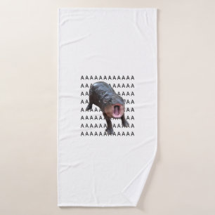Baby Hippo Moo Deng Tank Top_10 Bath Towel