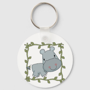 Baby Hippo T-shirts and Gifts Keychain