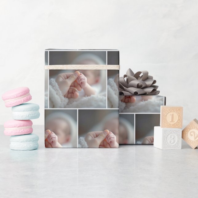 Baby Holding an Adult Hand Wrapping Paper (Baby Shower)