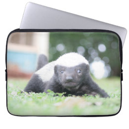 Baby honey badger laptop sleeve