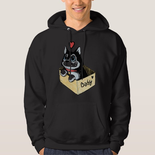 Baby Husky Active Hoodie (Front)