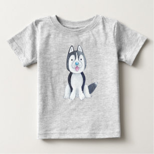 Baby Husky Dog Pet Cute Baby T-Shirt