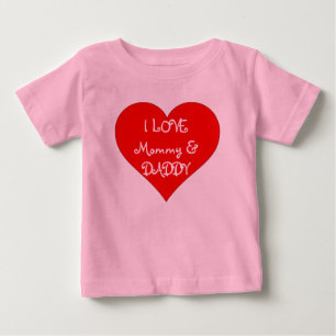 Baby I love Mommy & Daddy Romper