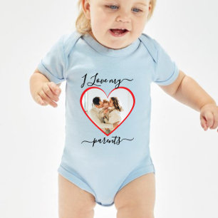 baby i love my parents bodysuit
