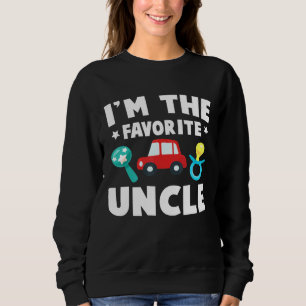 Baby - Im The Favourite Uncle - Fire Truck - Baby  Sweatshirt