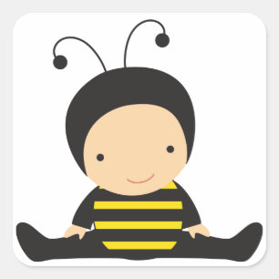 Baby in Bee Costume Sticker