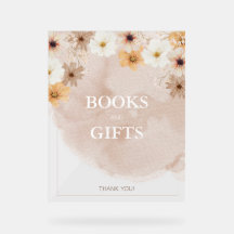 Baby in Bloom Acrylic Gift Sign