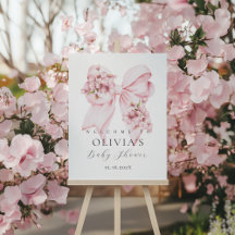 Baby in Bloom Affiche de bienvenue Foam Board