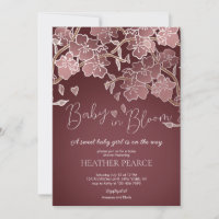 Baby In Bloom Asian Cherry Blossom Shower