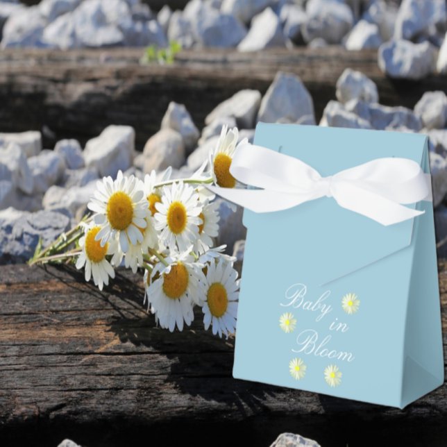 Baby In Bloom Baby Shower Favor Box (Creator Uploaded)