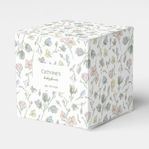 Baby in Bloom Baby Shower Gender Neutral Favor Box