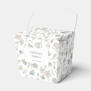 Baby in Bloom Baby Shower Gender Neutral Favor Box