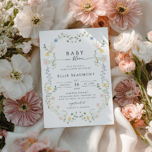 Baby in Bloom Baby Shower Invitation