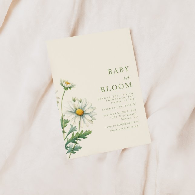 Baby in Bloom Baby Shower Invitation (Creator Uploaded)